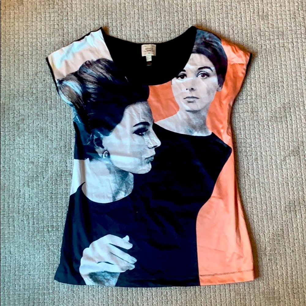 Satin graphic tee